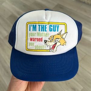 Vintage 90s Funny Humor Trucker Hat
